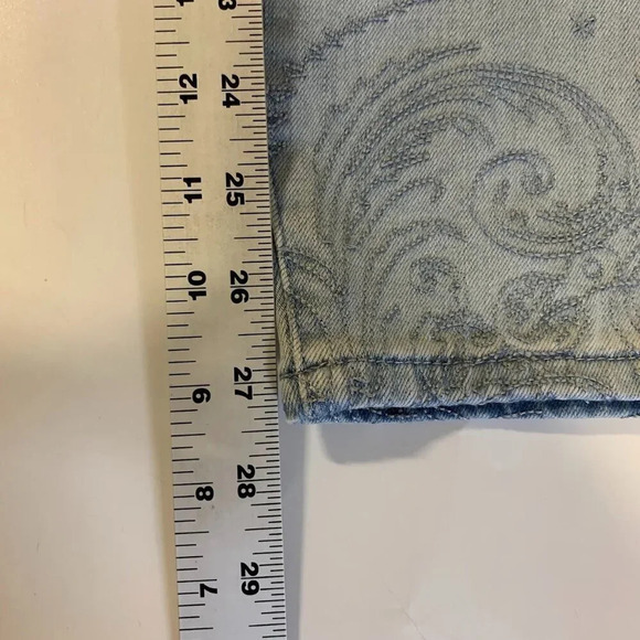 Soft Surroundings Women's High Rise Embroidered Hem Skinny Ankle Size 24W - Picture 13 of 13